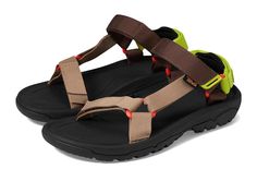 Teva Hurricane Xlt2 - Men's Shoes : Burro Multi : The Teva&amp,#174, Hurricane XLT2 sandal will see you through every adventure and outdoor activity. Vegan-friendly sandals feature quick-drying straps that are made from 100% recycled plastic using traceable REPREVE polyester yarn by Unifi. These summer sandals are created using synthetic and plant-based materials and save 4 plastic bottles from ending up in landfills. Three hook-and-loop closures for quick adjustability and a secure fit. Cushion Teva Sandals, Mens Shoes Sandals, Walking Sandals, Sport Sandals, Kids Luggage, Coral Blue, Summer Sandals, Polyester Yarn, Outdoor Activity