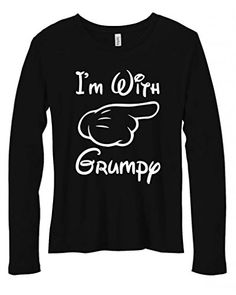 I'm With Grumpy Women's Long Sleeve Shirt Sexy Girl Rock https://www.amazon.com/dp/B00POKSRX8/ref=cm_sw_r_pi_dp_U_x_LpCJBbHPPY03C Black Shop, Womens Long Sleeve Shirts