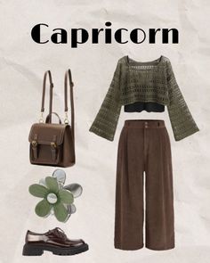 an image of a woman's clothes and shoes with the caption capricon