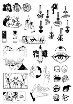 an image of some tattoos and other things