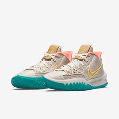 Nike Kyrie Low 4 N7 Basketball Shoes Mens 15 Desert Sand Citron CW3985-005 New Nike Essentials