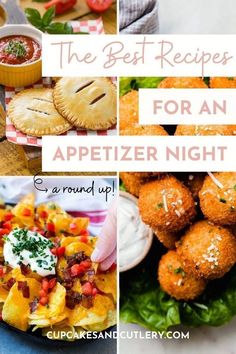 the best recipes for an appetizer night