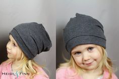 HeidiandFinn modern wears for kids: Slouchy Beanie hat - FREE pattern for kids clothes week Easy Knitting Patterns Free, Sewing Kids Clothes, Knitting Patterns Free Hats, Slouchy Beanie Hat, Sew Ins, Sewing Patterns For Kids, Creation Couture