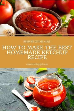 how to make the best homemade ketchup recipe