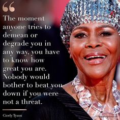 an older woman wearing a tiara and smiling at the camera with a quote on it