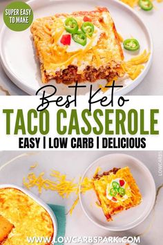 the best keto taco casserole easy low carb i delicious recipe