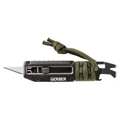 Gerber Gear 31-003739 Prybrid X - OD Green Pry Bars, Pry Bar, Cord Wrap, Pocket Tool, Utility Knife, Multi Tool, Everyday Carry, The 8, Bushcraft