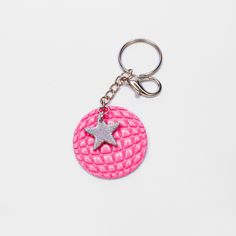 Brighten up your keychain game with our Disco Ball Keychains! Available in holographic or pink iridescent glitter that won't shed! Made with durable stainless steel hardware, these keychains are sure to keep your keys secure (and stylish!) Details: Size: 3.5" Overall Length Material: Stainless Steel Hardware & Polymer Clay Everyday Earrings Studs, Pink Iridescent, Eyeglass Chain, Everyday Earrings, Gift Card Sale, Disco Ball, Star Charms, Accessories Necklace, Metal Jewelry