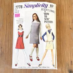 the sewing pattern for this dress is very easy to sew