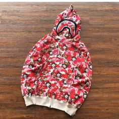 Bape Womens Pink Hoodie It Is Brand New, No Stains, Cotton, Never Worn, Perfectly Packaged! Size: L Fast Shipping! Pink Bape Hoodies, Pink Hoodie, Colorful Hoodies, Womens Tops, Sweatshirts Hoodie, Brand New, Sweatshirts, Pink, Women Shopping