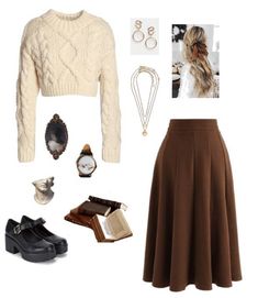 Cottagecore Aesthetic Fashion Winter, Winter Outfit Cottagecore, Ethereal Aesthetic Outfits Winter, Casual Cottagecore Outfits Winter, Cottage Outfit Winter, Cottagecore Polyvore, Winter Outfits Cottagecore, Winter Cottage Core Outfits, Cottagecore Autumn Outfit