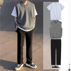 Outfits For Teenage Guys, Korean Street Fashion Men, Guys Fashion Casual, Hypebeast Streetwear, Mens Smart Casual Outfits, Streetwear Korean