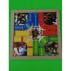 an image of a board game on a green background