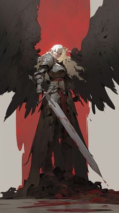 Dnd Armor Design, Winged Knight, Fusion Art, Alternative Art, Incubus, Fantasy Monster, Creature Feature