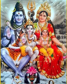 Mahadev Tattoo, King Anime, Durga Picture, Shiva Shankara, Maha Shivratri, Saraswati Goddess, Lord Wallpapers, Shiva Family, Shiva Parvati