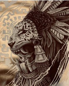 Aztec Mayan Tattoo, Mesoamerican Tattoo, Mexican Aztec, Half Seelve Tattoo, Broly Tattoo Designs, Olmec Tattoo, Aztec Eye Tattoo, Aztec Panther Tattoo, Aztec Chest Tattoo