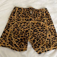 Brand New- Wore Once Lifting/Running Shorts Fun Leopard Print Tyc Brand Size Small Will Negotiate Price Sporty Brown Bottoms With Short Leg, Sporty Brown Short Leg Bottoms, Casual Brown Stretch Athletic Shorts, Sporty Brown Shorts, Brown Bottoms With Built-in Shorts For Loungewear, Brown Loungewear Bottoms With Built-in Shorts, Sporty Brown Bottoms With Built-in Shorts, Loungewear Bottoms With Built-in Shorts In Brown, Brown Gym Bottoms With Built-in Shorts