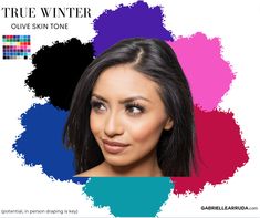 Figuring out your seasonal color analysis and think you might be a true winter? This ultimate guide to the cool winter season will help you confirm it! From True Winter color palette guide, true winter makeup, true winter outfits, and true winter celebrities, it has everything you need to shine in your best colors. Included: true winter lipstick, true winter hair color, true winter olive skin, true winter aesthetic | cool winter | seasonal color analysis | true winter black woman | true winter True Winter Hair Color, Winter Seasonal Color Analysis, True Winter Lipstick, True Winter Hair, True Winter Makeup, Winter Celebrities, Winter Lipstick