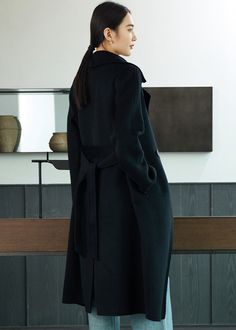 Introducing our luxurious double-face wool coat for women. Made from 100% wool, this coat offers a sleek slim fit and a longline silhouette. Complete with a belted waist, our winter overcoat exudes sophistication and elegance. Stay warm and stylish all season long with this premium piece. Hand stitched Notched lapels Double-face wool, no lining Front two-button closure Removable tie belt Front welt pockets 100% wool Dry clean Item #492571 SIZE INFO XS=US2=UK6=EU32 S=US4-6=UK8-10=EU34-36 M=US8-10=UK12-14=EU38-40 ★★ It would be helpful if you provided your height and weight so that I could assist you in choosing the appropriate size. Winter Overcoat, Snow Dress, Coat For Women, Belt Tying, Sweater Coats, Two Piece Outfit, Wool Coat, Long A Line, Stay Warm