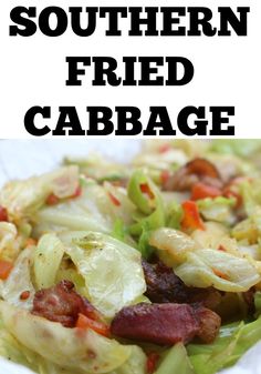 this southern fried cabbage salad is delicious and easy to make