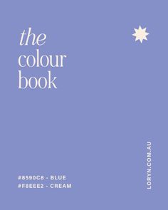 the color book is blue with white stars