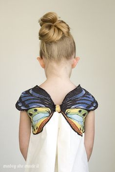 Framed Butterflies, Detail Couture, Diy Vetement, Butterfly Top, Sewing For Kids, A Butterfly, Fashion Kids, Sewing Clothes