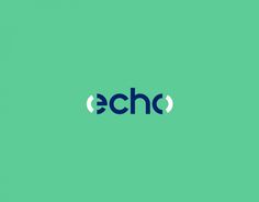 the echc logo on a green background