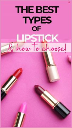 Lipstick Step By Step, Types Of Lipstick, Holographic Lipstick, Ombre Lipstick, Pearl Lipstick, Apply Lipstick, Metallic Lipstick