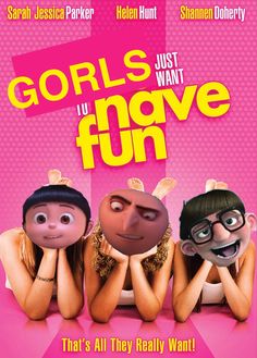 girls just want to have fun that's all they really want dvd cover art