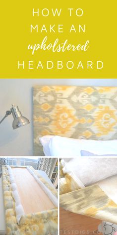 how to make an upholstered headboard