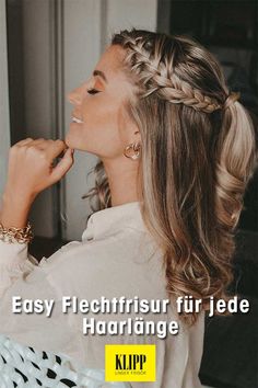 Easy Hair Up, Edgy Hairstyles, Easy Updos For Medium Hair, Hairstyle Easy, Super Easy Hairstyles, Plaits Hairstyles, Easy Hair Updos, Beautiful Hair Color, Trendy Hair Color