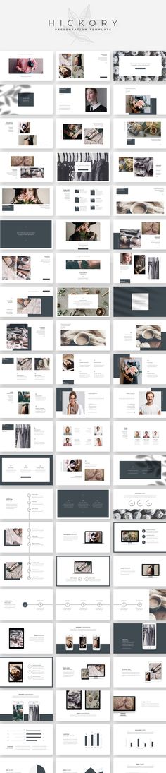 a large number of different types of webpages on a white background with black and grey