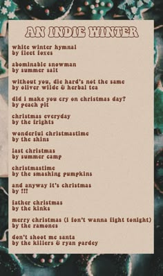 an image of a christmas poem on paper