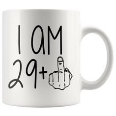 a white coffee mug with the words i am 98 + plus on it