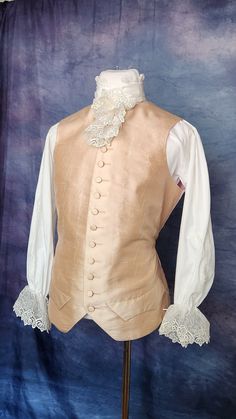 18th Century Men's Vest 18th Century Men's Costume - Etsy Men Waistcoat, Mens Waistcoat, Men's Waistcoat, Suit Pattern, Men's Vest, Traditional Clothing, Mens Costumes