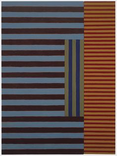 an image of two different colored stripes on the same wallpapers, one is brown and blue