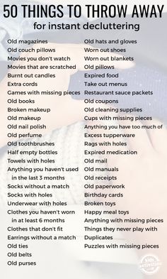 Minimalism Challenge, Declutter Checklist, Declutter Home, Decluttering Tips, Cleaning Tricks, Minimalism Lifestyle