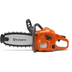 an orange chainsaw with the words husvarna on it's side