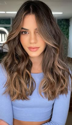 Brown Summer Hair, Hair 2022, Light Hair Color, Highlights Brown Hair