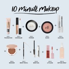 Capsule Makeup, Beginner Makeup Kit, Make Up Kits, Koleksi Makeup, Natural Everyday Makeup, Simple Makeup Tips, Evening Style