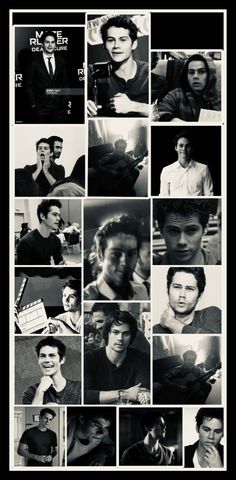 black and white photo collage with many different people in the same group, including one man