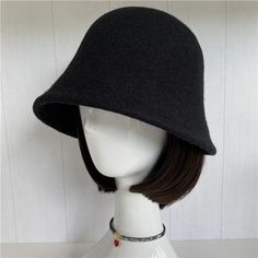 Embrace elegance with our 100% wool Foldable Cloche Hat. Expertly designed for women, this adjustable hat is a fall and winter staple. Its foldable feature ensures versatility, making it a chic and thoughtful gift for any stylish woman." Leather Beret, Knit Beret, Personalized Hats, Hat Beret, News Boy Hat, Cloche Hat, Beret Hat, Wide Brimmed Hats, Brim Hat