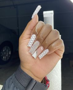 French Tip Nails With Cross, Birthday Nails Square Long, Short Nails Birthday, Birthday Nails Square, Nails Square Long, Nails With Cross, Nails Birthday