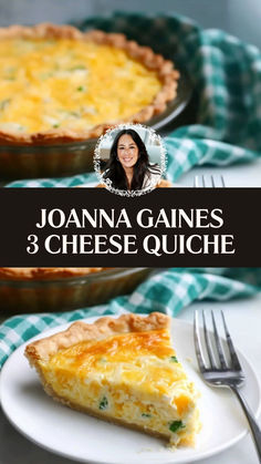 Joanna Gaines 3 Cheese Quiche​ Joanna Gaines Quiche, 3 Cheese Quiche, Ham And Cheddar Quiche, Best Quiche Recipe Ever, Breakfast Quiche Recipes Easy, Easy Quiche Recipe, Quiche Recipes Crustless, Vegetable Quiche Recipes, Best Quiche Recipes