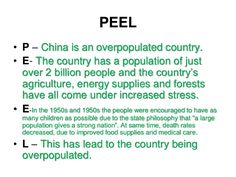 an image of people in china with the words peel