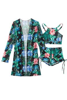 A fancy outfit makes your time at the beach and pool extra special with its elegant style and luxury vibes. Three-piece set: Top, Shorts, Cardigan Colors: Pink, Blue, Purple, Green, Red Floral Print Sizes: S to XL Lining: Polyester Fiber Fabric: Polyester, Elastane High elasticity With chest pad Age: Adult Gender: Female Brand Name: NoEnName_Null Product ID: CJYJ198745501 Note: All sizes are smaller than regular European and American sizes. Choose the larger size if your size is between two size Cardigan Colors, Luxury Vibes, Chique Outfit, Short Cardigan, Swimsuit Set, Fancy Outfits, Chest Pad, Seychelles, Pitcairn Islands