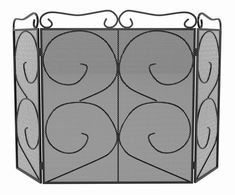 PRICES MAY VARY. DURABLE CONSTRUCTION---Heavy duty fireplace screens with strong durable frame is connected by strong hinges,providing long-lasting use. RUSTIC STYLE ---This 3-Panel classical design screen almost matches with your home deco, gas fireplace, fireplace tools, fireplace grate and holders accessories. PROTECTIVE MESH---Tightly woven steel mesh provides an easy-cleaning surface and a see-through barrier to trap sparks and embers. Black fireplace screen keep your child baby and pets aw Simple Modern Fireplace, Modern Fireplace Screen, Fireplace Gate, Fireplace Grate, Black Fireplace, Small Fireplace, Cleaning Surface, Fireplace Screens, Classical Design