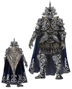 an elaborately designed costume and cloak for a character in the video game warhammer