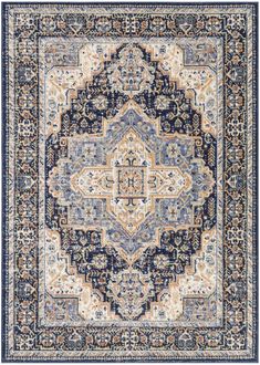 Nourison Essentials Persian Navy Vintage Rug RUG Nourison Family Room Rug, Conversation Area, Trending 2024, Nourison Rugs, Navy Rug, 8x10 Rugs, Persian Area Rugs, Trending Fashion, Outdoor Rug