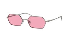 PRICES MAY VARY. FRAME FEATURES: RB3728 Yevi sunglasses feature a hexagonal, gunmetal frame with pink bio-nylon lenses. SUSTAINABILITY: The Bio-Nylon lenses are made with 40% bio-based materials derived from renewable sources such as castor oil. 100% UV PROTECTION: To protect your eyes from harmful UV rays, these Ray-Ban sunglasses include lenses that are coated with 100% UV protection. CASE & CLEANING CLOTH INCLUDED: Each pair of Ray-Ban sunglasses come with a cleaning cloth and case to clean and protect your sunglasses from scratches and damage. Hexagonal Sunglasses, Renewable Sources, Ray Ban Sunglasses, Castor Oil, Pharmacy Gifts, Uv Rays, Cleaning Cloth, Your Eyes, Ray Ban